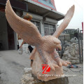 stone large eagle sculpture